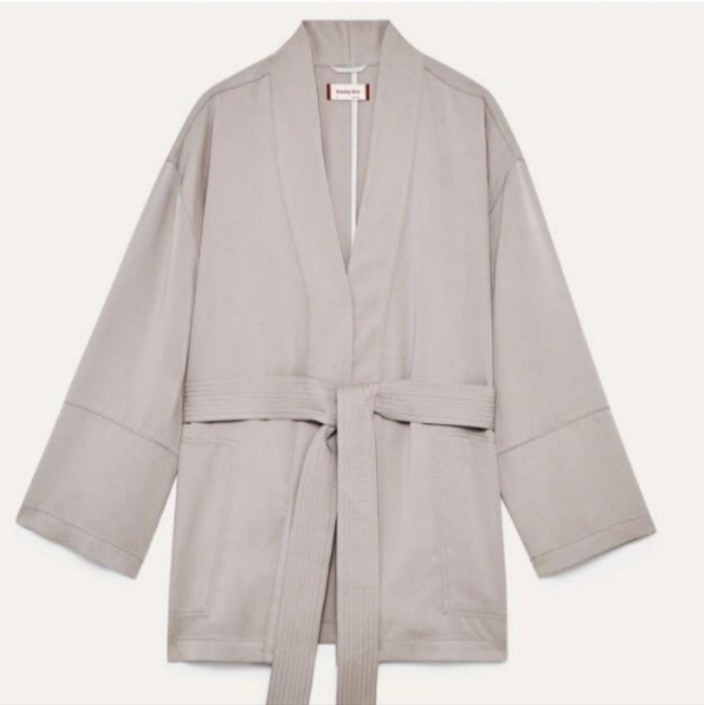 ARITZIA SUNDAY BEST Igby Robe Wrap Cardigan Jacket